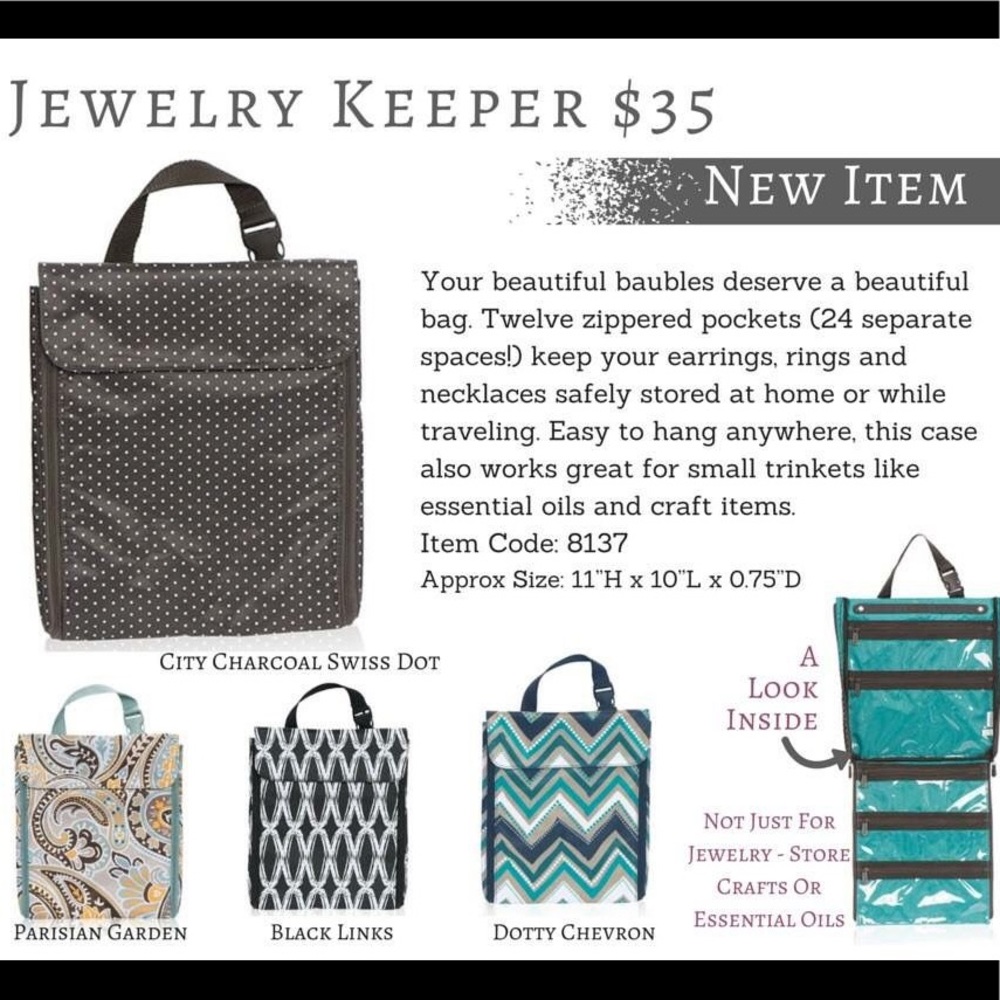 New Thirty One Gifts Jewelry Keeper
